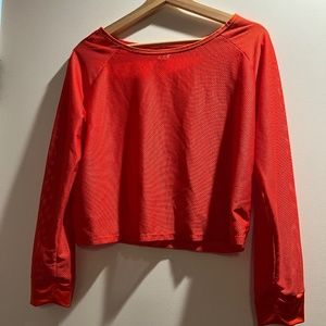 Zumba orange mesh pullover